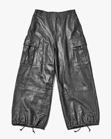 24AW_<br>A LEATHER /  エーレザー <BR>COWHIDE LEATHER<BR> FIELD TROUSERS  <BR>カウハイドレザー<BR>フィールドトラウザーズ/ <br>【AUP2404】【MEN'S/WOMEN'S】