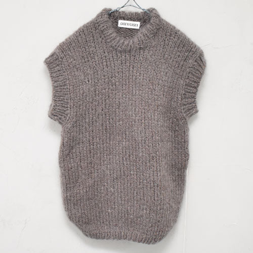 24AW_<BR>CASEY CASEY / ケイシーケイシー <br> ＴSHIRT - MOHAIR <BR>モヘアベスト <BR>【23FK015 MOHAIR】【WOMEN'S】