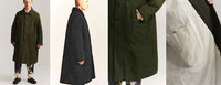 24AW_<BR>CASEY CASEY ケイシーケイシー <br>LUMI COAT - H WAX / ワックスコットンコート<br>【23HM206　Ｈ WAX】【MEN'S】【MEN'S】