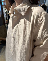 24ss_<BR>CASEY CASEY / ケイシーケイシー<br>" IZABELLE COAT " イザベルコート<BR>【 22FJ172 】<BR>【FABRIC / DOUBLE】【WOMEN'S】