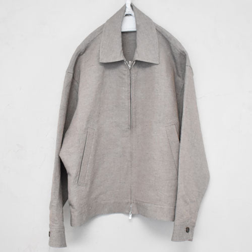 24ss<br>nonnotte /  ノノット<br>ZIP UP BLOUSON<BR>ジップアップブルゾン<br>【N-24S-023】【MEN'S】
