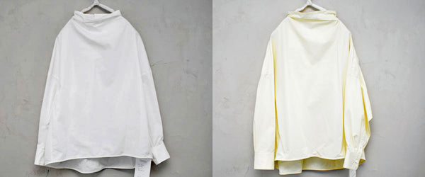 24ss<br>nonnotte /  ノノット<br>PULLOVER TURTLE SHIRT <BR>タートルプルオーバーシャツ<br>【N-24S-002】【MEN'S】