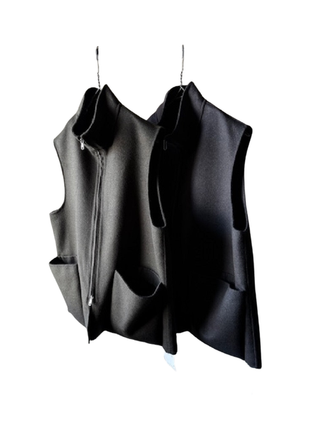 25AW_<br>MAATEE&SONS <br> マーティーアンドサンズ  <BR>Ｗ-FACE VEST<BR>ダブルフェイスジップベスト<BR>【MT5303-0905】【MEN'S】