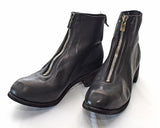 GUIDI / グイディ <BR> FRONT ZIP  SOLE LEATHER <BR>BLKT<BR>フロントジップブーツ<br>"HORSE FULL GRAIN" <BR>【PL1 】【MEN'S】