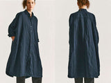 25ss_<BR>CASEY CASEY / ケイシーケイシー<br>YUKI LONGUE DRESS <BR>【 24FR522 TUAREG】<BR>【WOMEN'S】