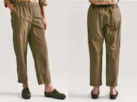 25ss_<BR>CASEY CASEY / ケイシーケイシー<br>FABI ITALIAN PANT <BR>【24FP236 LIN COT 】<BR>【WOMEN'S】