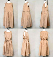 25ss_<BR>CASEY CASEY / ケイシーケイシー<br>BB DRESS <BR>【24FR515 LIN COT 】<BR>【WOMEN'S】