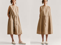 25ss_<BR>CASEY CASEY / ケイシーケイシー<br>BB DRESS <BR>【24FR515 LIN COT 】<BR>【WOMEN'S】
