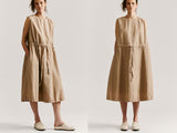 25ss_<BR>CASEY CASEY / ケイシーケイシー<br>BB DRESS <BR>【24FR515 LIN COT 】<BR>【WOMEN'S】