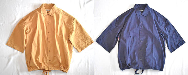 SALE!<BR>CASEY CASEY ケイシーケイシー <br>MILI VOLUME SHIRT  / ボリュームシャツ<br>【24HC276 - PAPER COT】【MEN'S】
