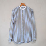 SALE!<BR>25ss_<br>Salvatore piccolo / サルヴァトーレピッコロ  <BR>” ALBELTO "/  バンドカラークレリックシャツ<br>【LS606】【MEN'S】
