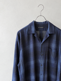 26AW<br>MAATEE&SONS <BR>マーティーアンドサンズ  <BR>OPEN COLLAR SHIRTS<BR>  オープンカラーシャツ <BR>  <BR>【MT6303-0604B】【MEN'S】