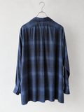 26AW<br>MAATEE&SONS <BR>マーティーアンドサンズ  <BR>OPEN COLLAR SHIRTS<BR>  オープンカラーシャツ <BR>  <BR>【MT6303-0604B】【MEN'S】