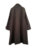 26AW<BR>CristaSeya クリスタセヤ<br>" OVERSIZED TRENCH<br> WITH LEATHER PATCH " <br>オーバーサイズドコート<BR>【01KA-27】【MEN'S/WOMEN'S】