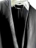 26AW<br>MAATEE&SONS <BR>マーティーアンドサンズ  <BR>SHEEP LEATHER<BR> NO COLLAR JACKET<BR> シープ レザー <BR> ノーカラージャケット <BR>【MT6303-0008】【MEN'S】