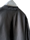 26AW<br>MAATEE&SONS <BR>マーティーアンドサンズ  <BR>SHEEP LEATHER<BR> NO COLLAR JACKET<BR> シープ レザー <BR> ノーカラージャケット <BR>【MT6303-0008】【MEN'S】