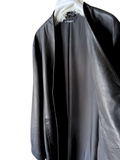 26AW<br>MAATEE&SONS <BR>マーティーアンドサンズ  <BR>SHEEP LEATHER<BR> NO COLLAR JACKET<BR> シープ レザー <BR> ノーカラージャケット <BR>【MT6303-0008】【MEN'S】