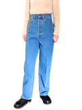 26ss<BR>CristaSeya クリスタセヤ<br>" BLEACHED DENIM<br> HIGH-WAISTED JEANS " <br>ブリーチデニムハイウエストジーンズ<BR>【04ED-K DENIM】<br>【MEN'S/WOMEN'S】