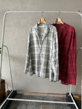 26ss_<br>MAATEE&SONS / マーティーアンドサンズ  <BR>折って折ってJACKET<BR>  H WOOL CHECK <BR>  <BR>【MT6103-0012C】【MEN'S】