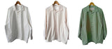 26ss_<br>nonnotte /  ノノット<br>Draping Open Collar  Shirt Type A<BR>ドレーピングオープンカラーシャツ<br>【N-26S-002】【MEN'S】