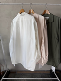 26ss_<br>nonnotte /  ノノット<br>Draping Open Collar  Shirt Type A<BR>ドレーピングオープンカラーシャツ<br>【N-26S-002】【MEN'S】