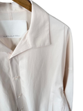 26ss_<br>nonnotte /  ノノット<br>Draping Open Collar  Shirt Type A<BR>ドレーピングオープンカラーシャツ<br>【N-26S-002】【MEN'S】