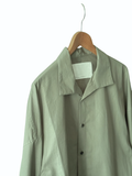 26ss_<br>nonnotte /  ノノット<br>Draping Open Collar  Shirt Type A<BR>ドレーピングオープンカラーシャツ<br>【N-26S-002】【MEN'S】