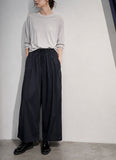 SALE !!<BR>STUDIO NICHOLSON <br>スタジオニコルソン <br>" SIMMONS "<br> LYOCELL RIB JERSEY LONG TEE<BR>リブジャージーＴシャツ<br>【SNM-1388】【WOMEN'S】
