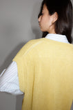 25ss<BR>CristaSeya クリスタセヤ<br>" WASHI PAPER GILET " <br>WASHI PAPER ジレ 4色展開<BR>【19DA-WA】【MEN'S/WOMEN'S】