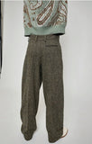 2026年8月入荷予定<br>26AW<BR>CristaSeya クリスタセヤ<br>" DOUBLE PLEATED WIDE PANTS " <br>ダブルプリーテッド<br>ワイドパンツ<BR>【04WM-27】【MEN'S/WOMEN'S】
