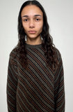 2026年8月入荷予定<br>26AW<BR>CristaSeya クリスタセヤ<br>" DIAGONAL STRIPED SWEATER " <br>ダイアゴナル<br>ストライプドセーター<BR>【15GA-27】【MEN'S/WOMEN'S】