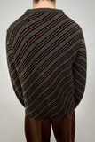 2026年8月入荷予定<br>26AW<BR>CristaSeya クリスタセヤ<br>" DIAGONAL STRIPED SWEATER " <br>ダイアゴナル<br>ストライプドセーター<BR>【15GA-27】【MEN'S/WOMEN'S】