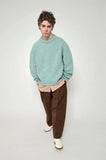 2026年8月入荷予定<br>26AW<BR>CristaSeya クリスタセヤ<br>" PADDED COLLAR SHETLAND OVERSIZED SWEATER " <br>パディットカラー<br>シェットランドセーター<BR>【13GA-27 】【MEN'S/WOMEN'S】