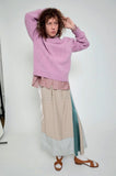 2026年8月入荷予定<br>26AW<BR>CristaSeya クリスタセヤ<br>" PADDED COLLAR SHETLAND OVERSIZED SWEATER " <br>パディットカラー<br>シェットランドセーター<BR>【13GA-27 】【MEN'S/WOMEN'S】