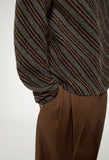 2026年8月入荷予定<br>26AW<BR>CristaSeya クリスタセヤ<br>" DIAGONAL STRIPED SWEATER " <br>ダイアゴナル<br>ストライプドセーター<BR>【15GA-27】【MEN'S/WOMEN'S】