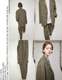 2026年8月入荷予定<br>26AW<BR>CristaSeya クリスタセヤ<br>" OVERSIZED BLAZER " <br>オーバーサイズドブレザー<BR>【05EN-27】【MEN'S/WOMEN'S】