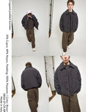 2026年8月入荷予定<br>26AW<BR>CristaSeya クリスタセヤ<br>" CROPPED PADDED BOMBER " <br>クロップドパディット<br>ボンバージャケット<BR>【08GA-27】【MEN'S/WOMEN'S】