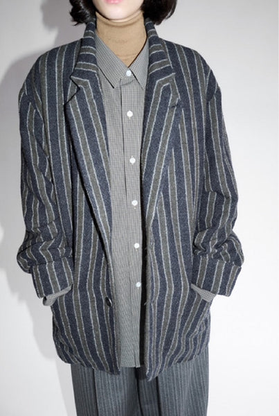25AW<BR>CristaSeya クリスタセヤ<br>" OVERSIZED BLAZER " <br>オーバーサイズドブレザー<BR>【05EN-25】【MEN'S/WOMEN'S】