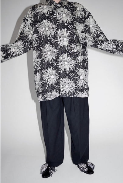 25AW<BR>CristaSeya クリスタセヤ<br>" HANDMADE MEN'S<BR> CLASSIC COLLAR SHIRT " <br>ハンドメイドメンズ<BR>クラシックカラーシャツ<BR>【12SP-25】【MEN'S/WOMEN'S】