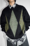 25AW<BR>CristaSeya クリスタセヤ<br>" ROMBO SWEATER " <br>ロンボセーター<BR>【14VC-WO】【MEN'S/WOMEN'S】