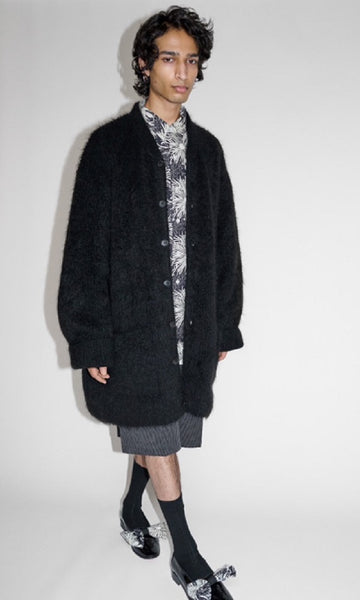 25AW<BR>CristaSeya クリスタセヤ<br>"VISONE MAXI CARDIGAN  " <br>ヴィゾーネマキシカーディガン<BR>【18VC-VI】【MEN'S/WOMEN'S】
