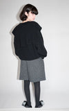 25AW<BR>CristaSeya クリスタセヤ<br>" FLANNEL SAILOR COLLAR<BR> SWEATER  " <br>フランネルセーラーカラーセーター<BR>【11VC-FL】【MEN'S/WOMEN'S】