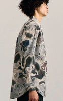 25AW<BR>CASEY CASEY<BR> ケイシーケイシー<br>" BIGRACCOURCIE SHIRT " <br>ロングスリーブプリントシャツ<BR>【25HC299-PRINT】【MEN'S】