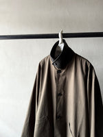 25AW<BR>CristaSeya クリスタセヤ<br>" JAPANESECOTTON OVERSIZED<BR> BLOUSON WITH LEATHERPATCH " <br>レザーパッチオーバーサイズドブルゾン<BR>【07KA-25】【MEN'S/WOMEN'S】