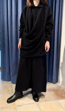25AW<BR>CristaSeya クリスタセヤ<br>"FLANNEL POLO DRESS  " <br>フランネルポロドレス<BR>【12VC-FL】【MEN'S/WOMEN'S】