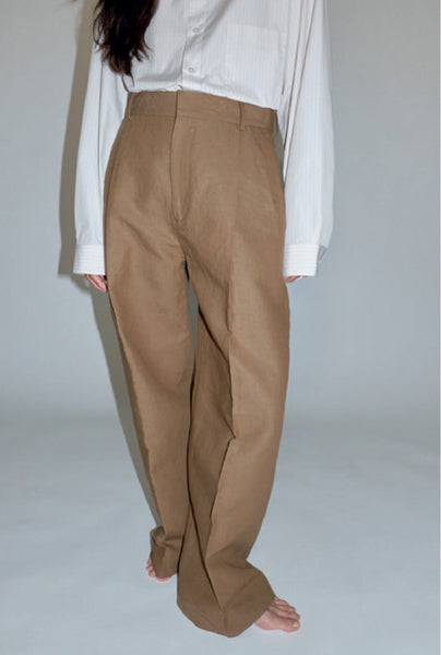 24ss<BR>CristaSeya クリスタセヤ<br>" DOUBLE PLEATED WIDE TROUSERS "  <BR>ダブルプリーテッドワイドトラウザーズ<br>【15SA-WL】<BR>【MEN'S/WOMEN'S】