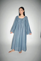 24ss<BR>CristaSeya クリスタセヤ<br>" GATHERED DRESS " <br>ギャザードドレス<br>【01VD-SC】【WOMEN'S】