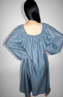 24ss<BR>CristaSeya クリスタセヤ<br>" GATHERED DRESS " <br>ギャザードドレス<br>【01VD-SC】【WOMEN'S】