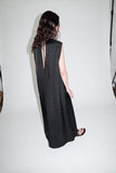 26ss<BR>CristaSeya クリスタセヤ<br>" ROUND NECK LONG DRESS " <BR>ラウンドネックロングドレス<BR>【02PA-CU】【MEN'S/WOMEN'S】