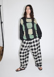 26ss<BR>CristaSeya クリスタセヤ<br>" WASHI PAPER PATCHWORK SWEATER " <BR>パッチワークセーター<BR>【18VD-26-WA】【MEN'S/WOMEN'S】